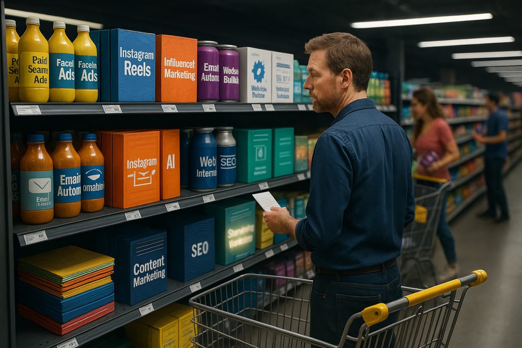 רוב בעלי העסקים לא מתלבטים אם להשקיע בשיווק, הם פשוט לא יודעים איפה להתחיל. פייסבוק? אתר? וידאו? יועץ? התחושה היא שכל בחירה עלולה להיות בזבוז. אבל האמת? שיווק טוב לא מתחיל בפלטפורמה – הוא מתחיל בשאלות נכונות. מה אני מנסה לשנות? מה ייחשב הצלחה אמיתית? וכמה באמת אני יכול להשקיע? כשעוצרים לרגע וחושבים לעומק, הבחירה כבר נראית אחרת.